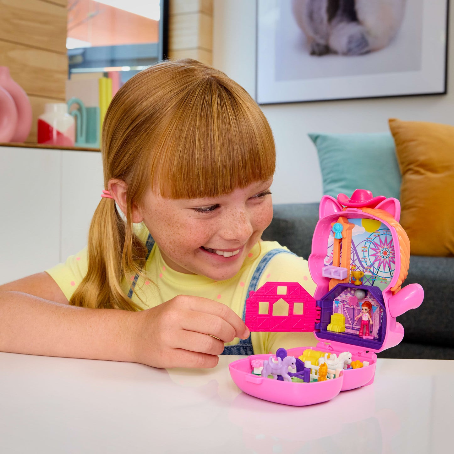 Polly Pocket Pony Rodeo Compact Playset