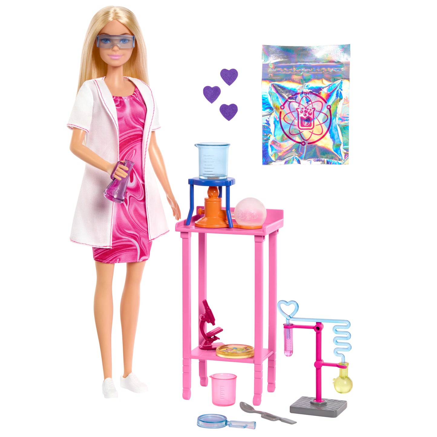 Barbie Scientist Doll and Accessories with Blonde Fashion Doll