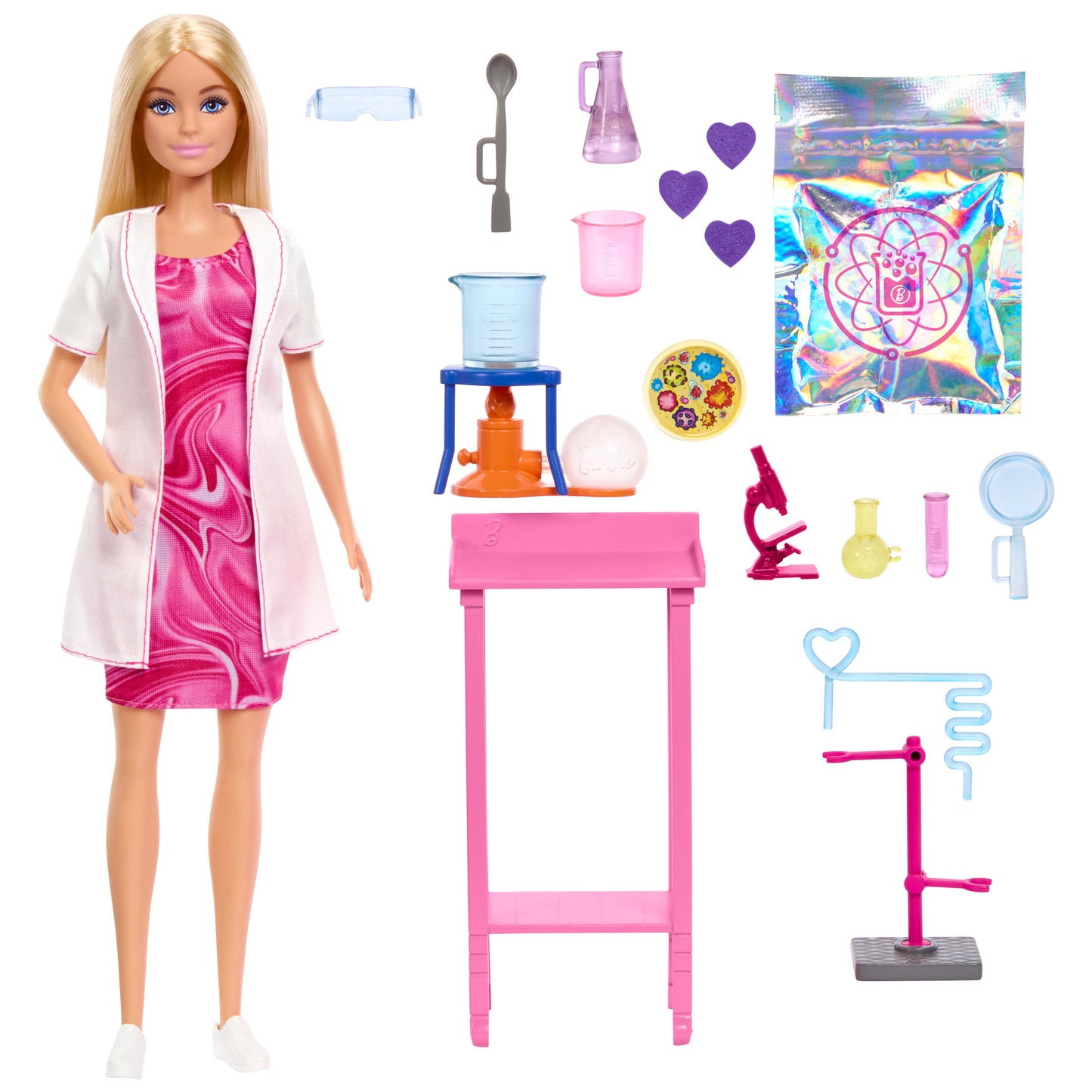 Barbie Scientist Doll and Accessories with Blonde Fashion Doll