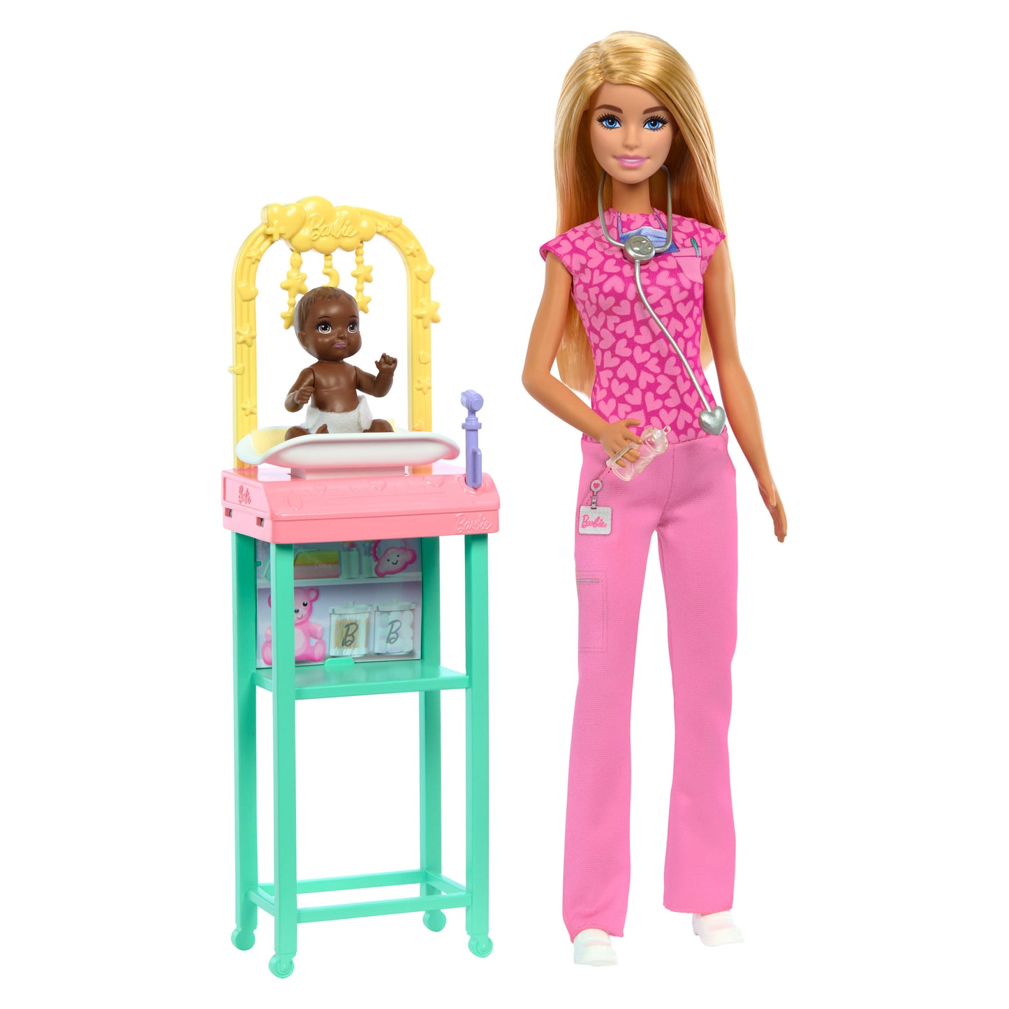 Barbie Baby Doctor Doll with Blonde Fashion Doll