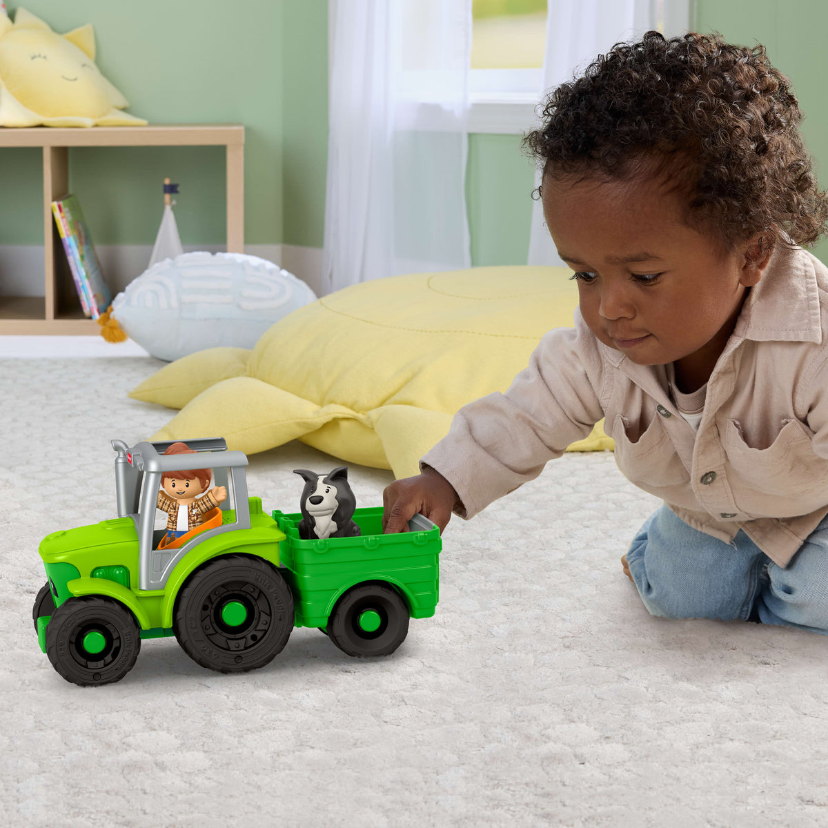 Little People Push And Play Tractor