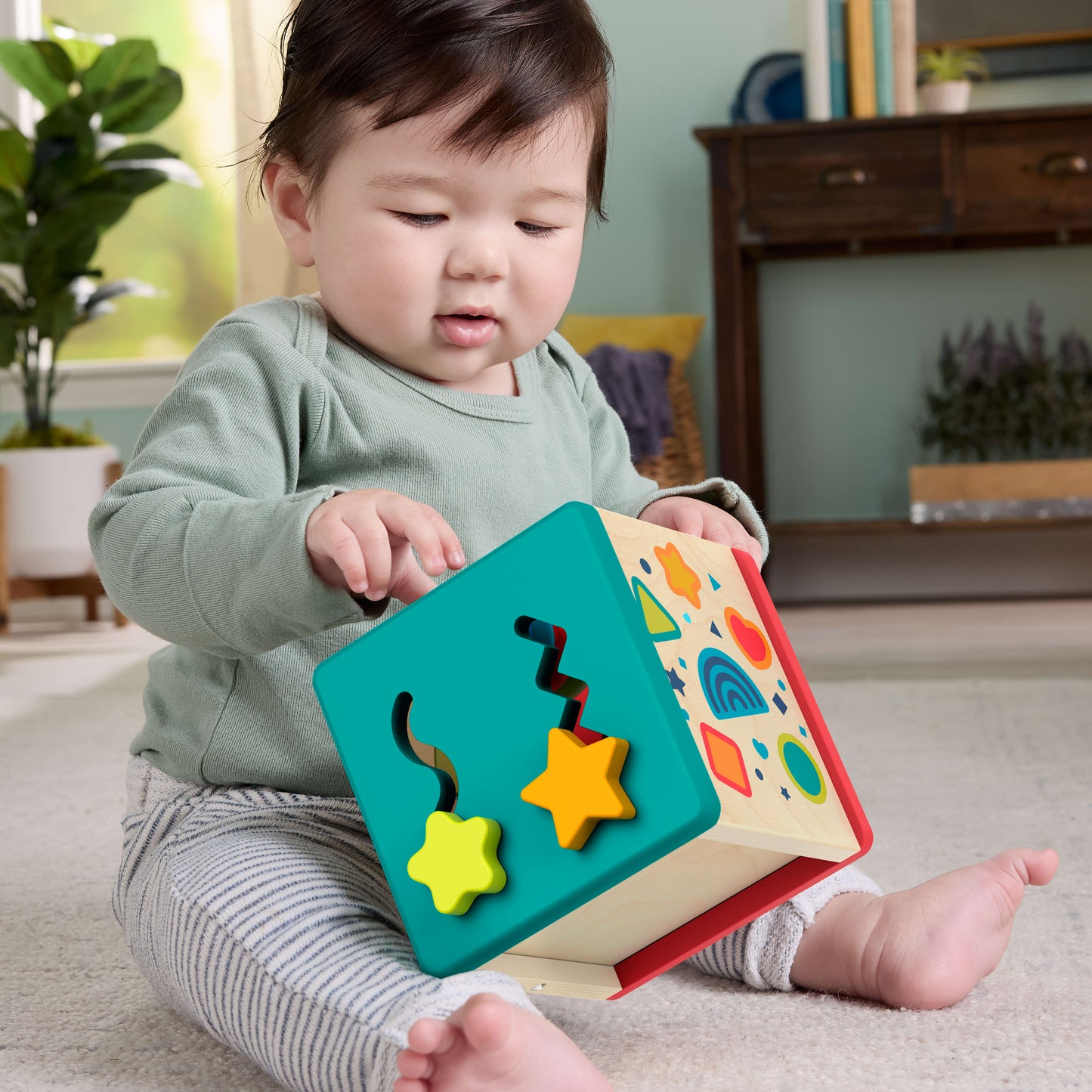Fisher-Price Wooden Activity Cube