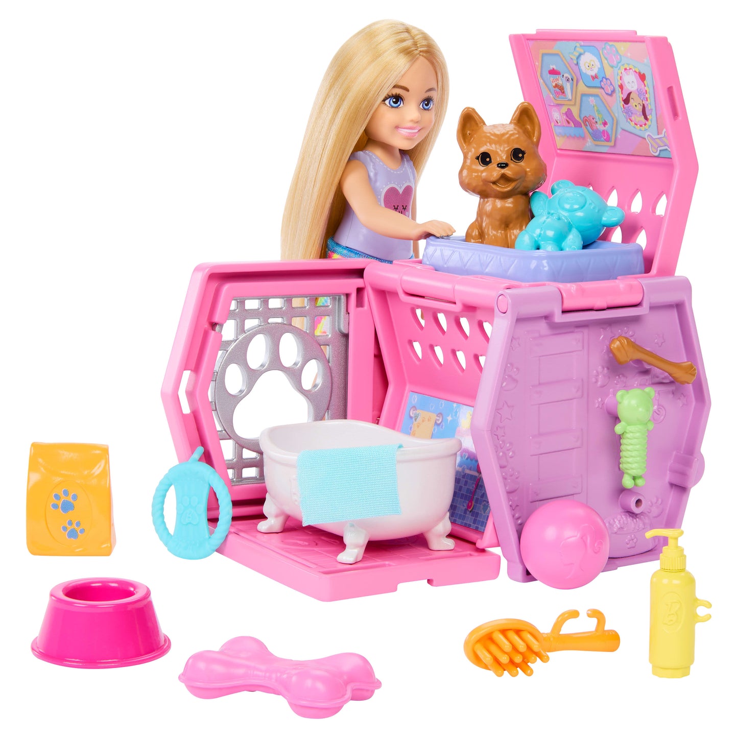 Barbie Chelsea Puppy Carrier Playset