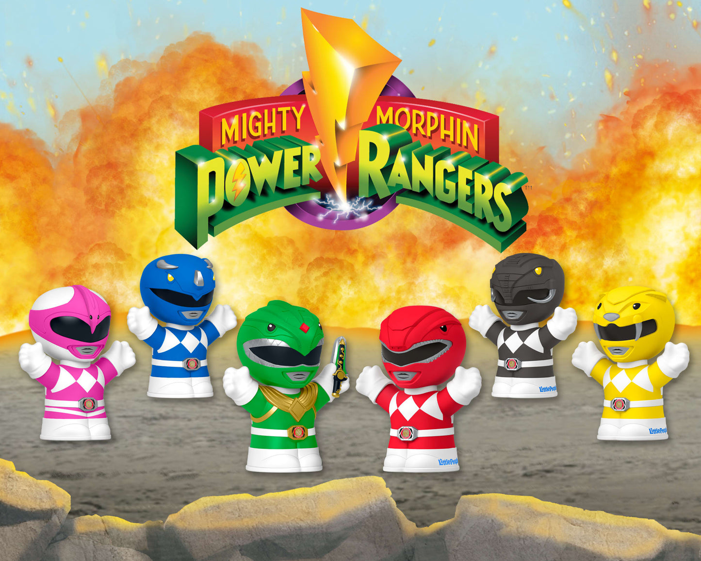 Little People Collector Power Rangers Special Edition Set