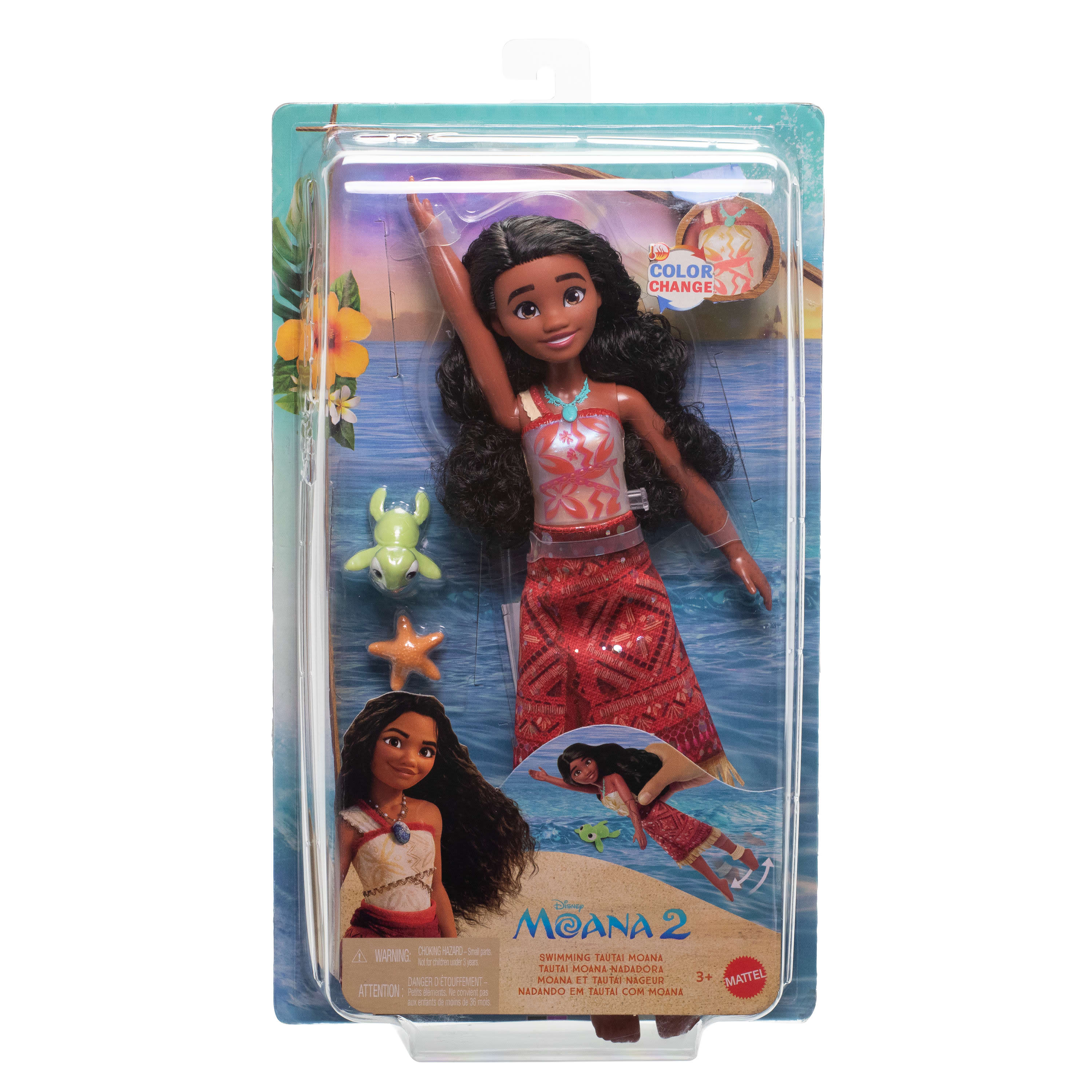 Disney Moana Swimming Tautai Moana Doll – Shop Mattel Australia