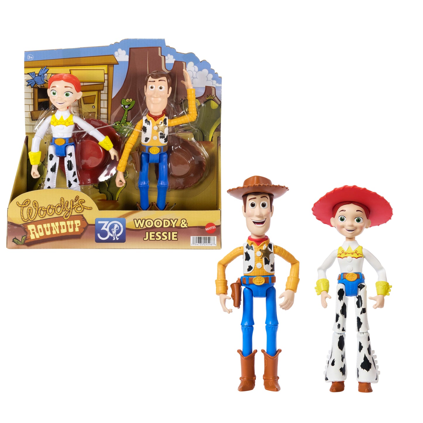 Disney and Pixar Toy Story Woody & Jessie 2-Pack