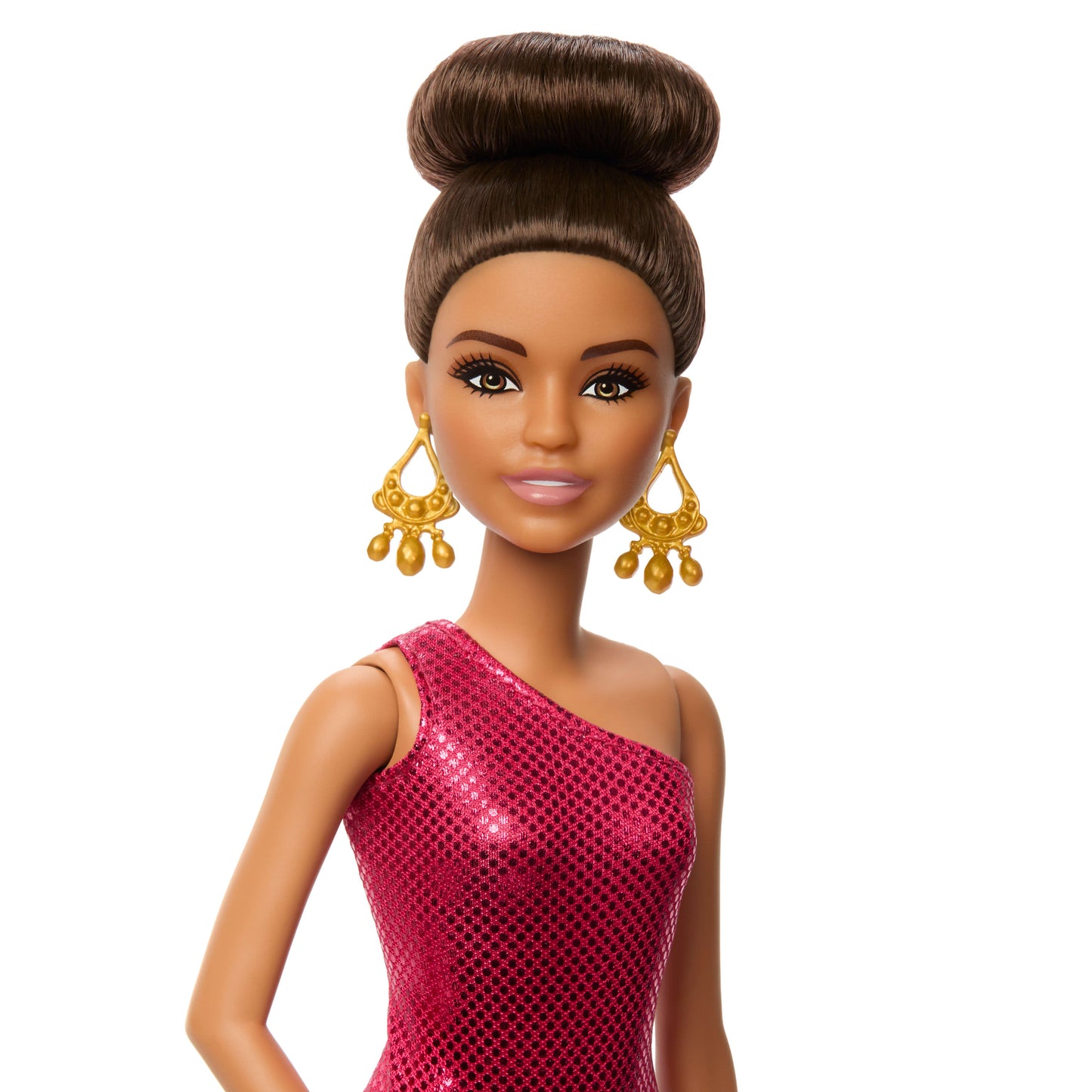 Barbie Ballroom Dancer Fashion Doll with Brown Styled Hair, Dancing Trophy Accessory
