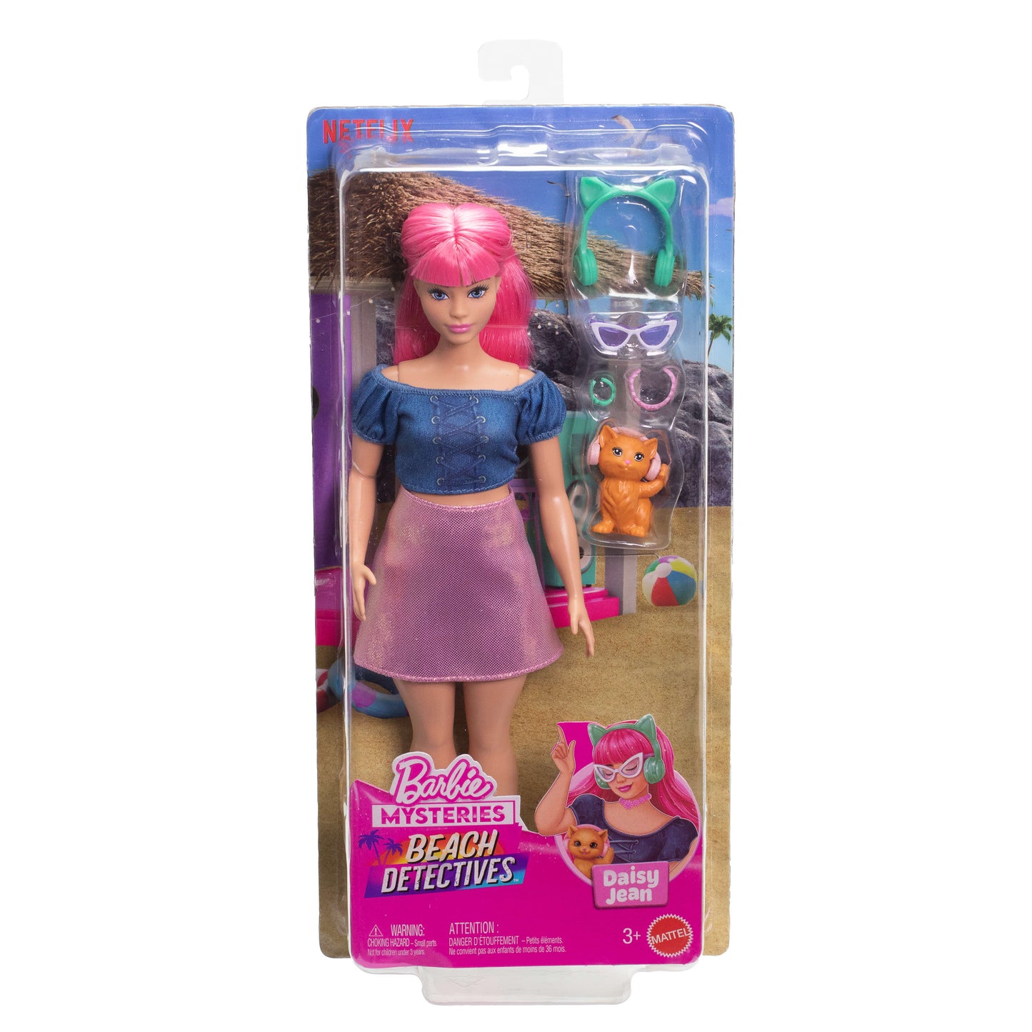 Barbie Mysteries Beach Detectives Doll and Accessories