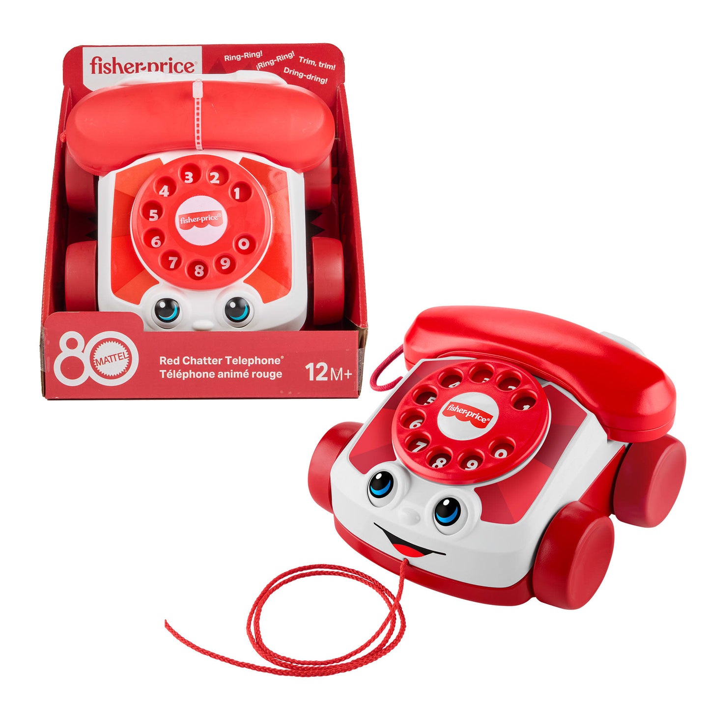 Fisher-Price Mattel 80th Anniversary Chatter Telephone