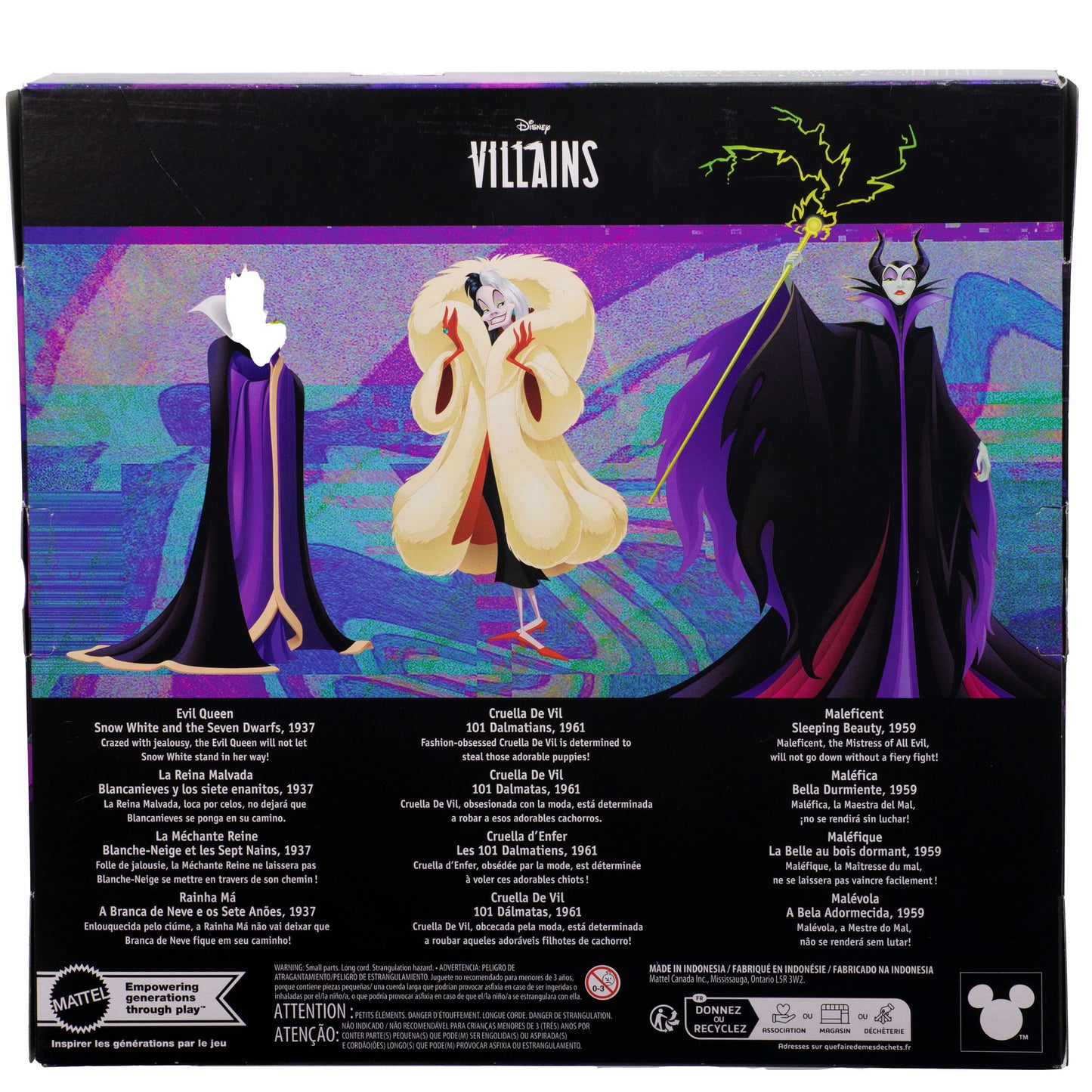 Disney Villains Fashion Doll 3-Pack