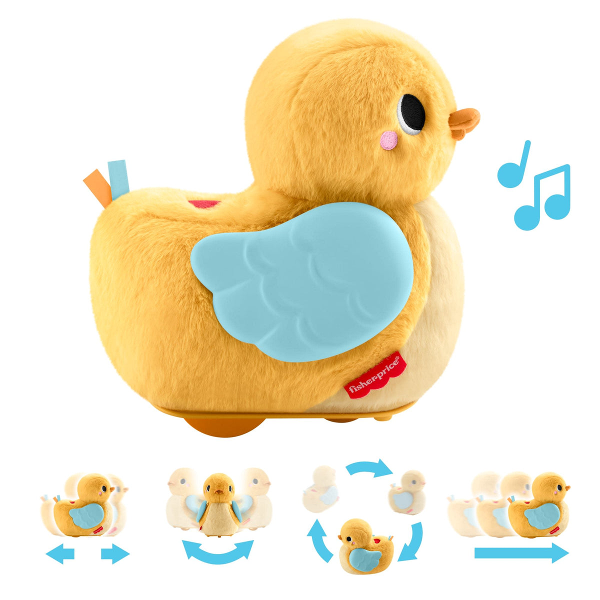 Fisher-Price 4-In-1 Cuddle & Crawl Duck