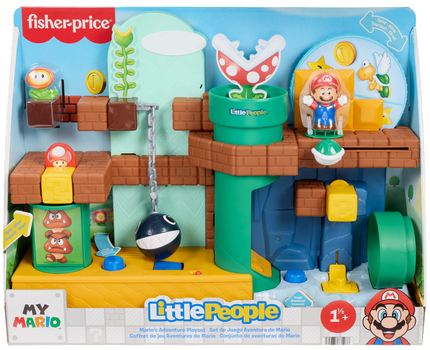 Fisher-Price Little People My Mario Mario's Adventure Playset