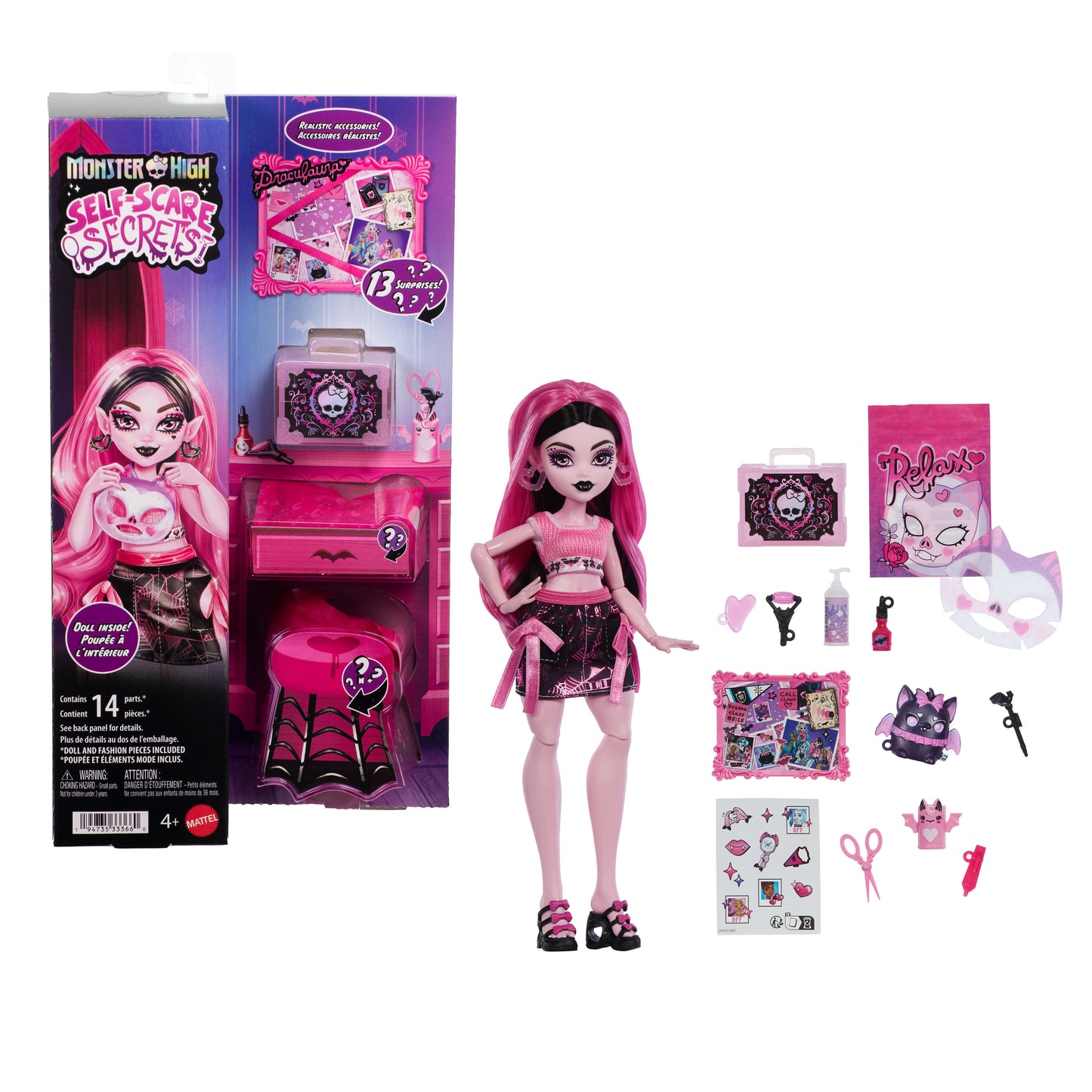 Monster High Self-Scare Secrets Draculaura Doll