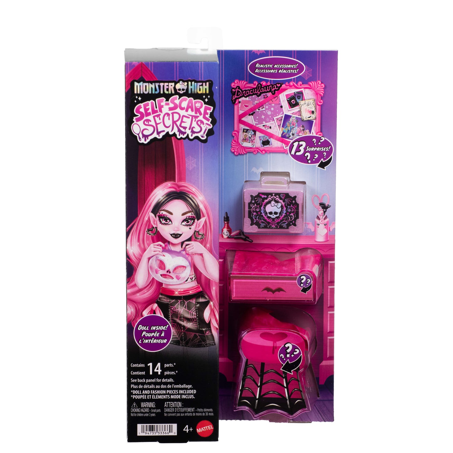 Monster High Self-Scare Secrets Draculaura Doll