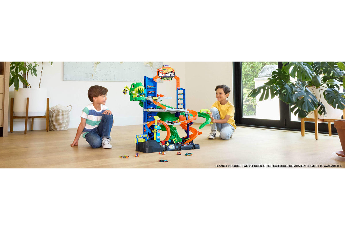 Hot Wheels City Ultimate T-Rex Garage