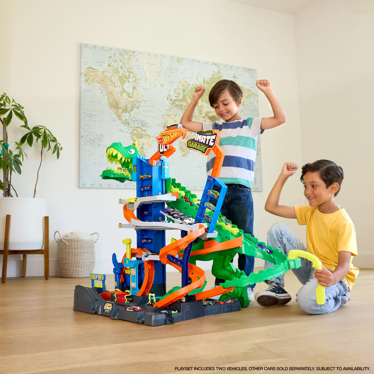 Hot Wheels City Ultimate T-Rex Garage