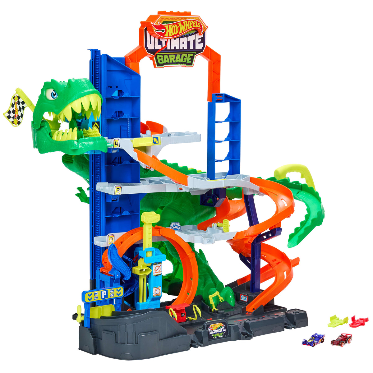 Hot Wheels City Ultimate T-Rex Garage