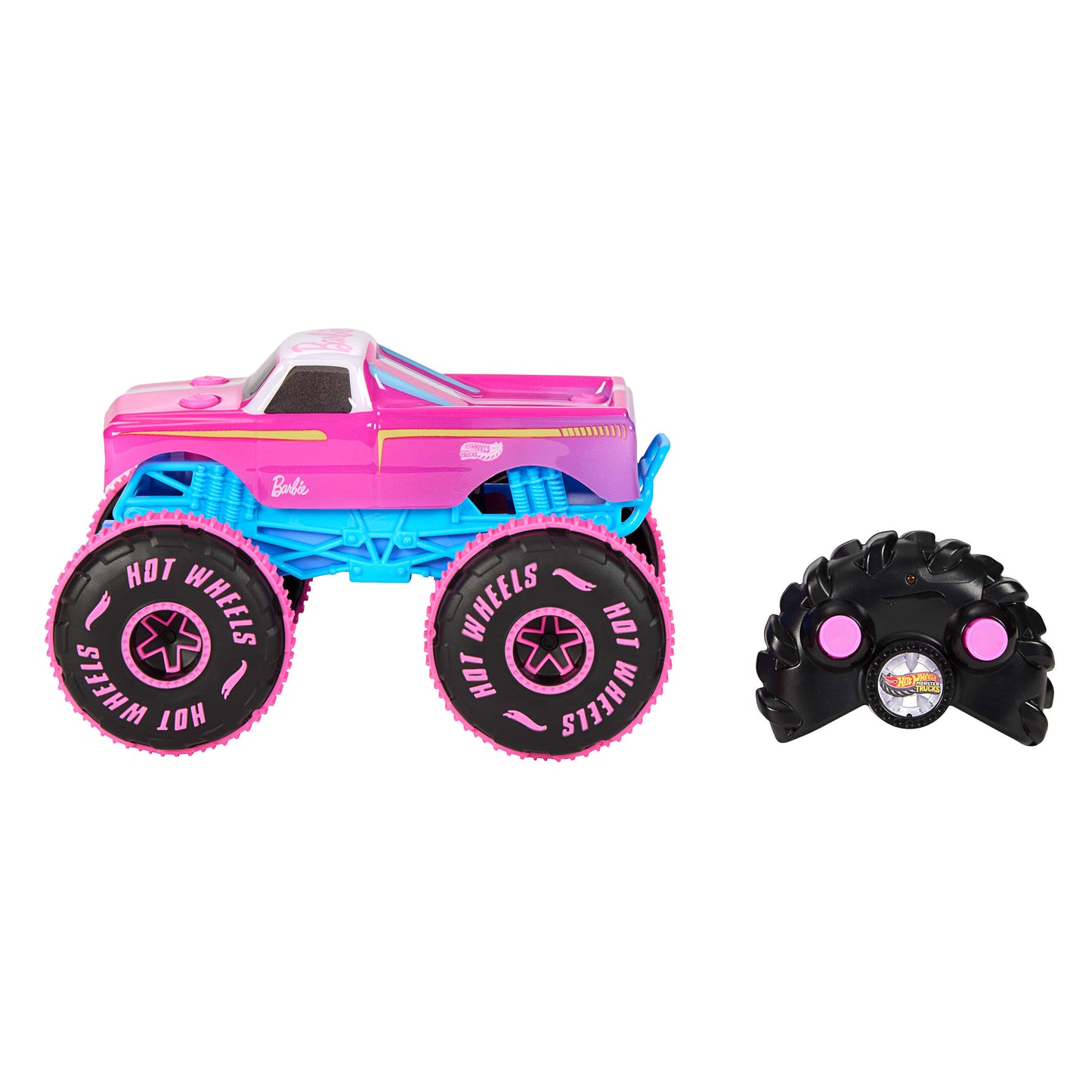 Hot Wheels Monster Trucks 1:24 Scale Barbie RC Vehicle