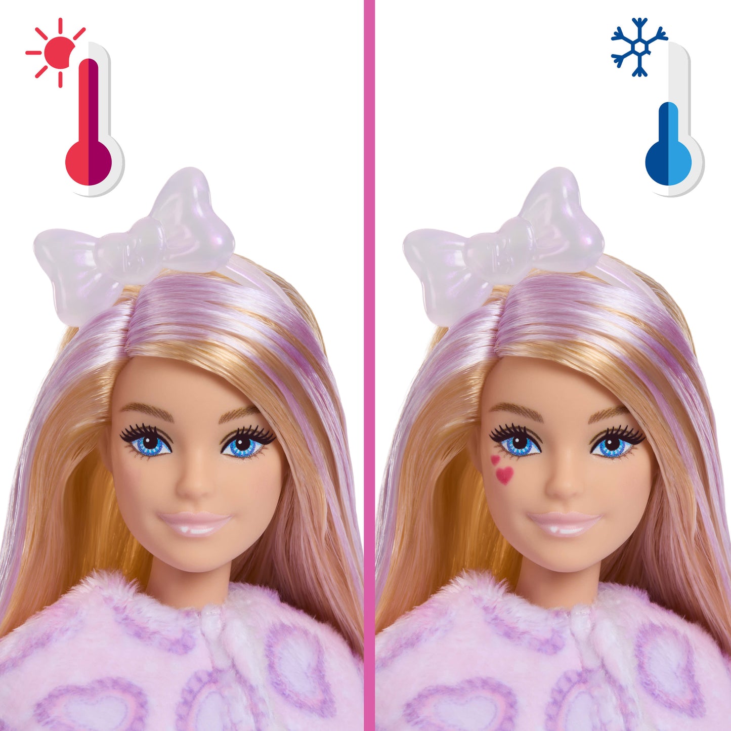Care Bears Barbie Cutie Reveal Doll - Purple Kitten