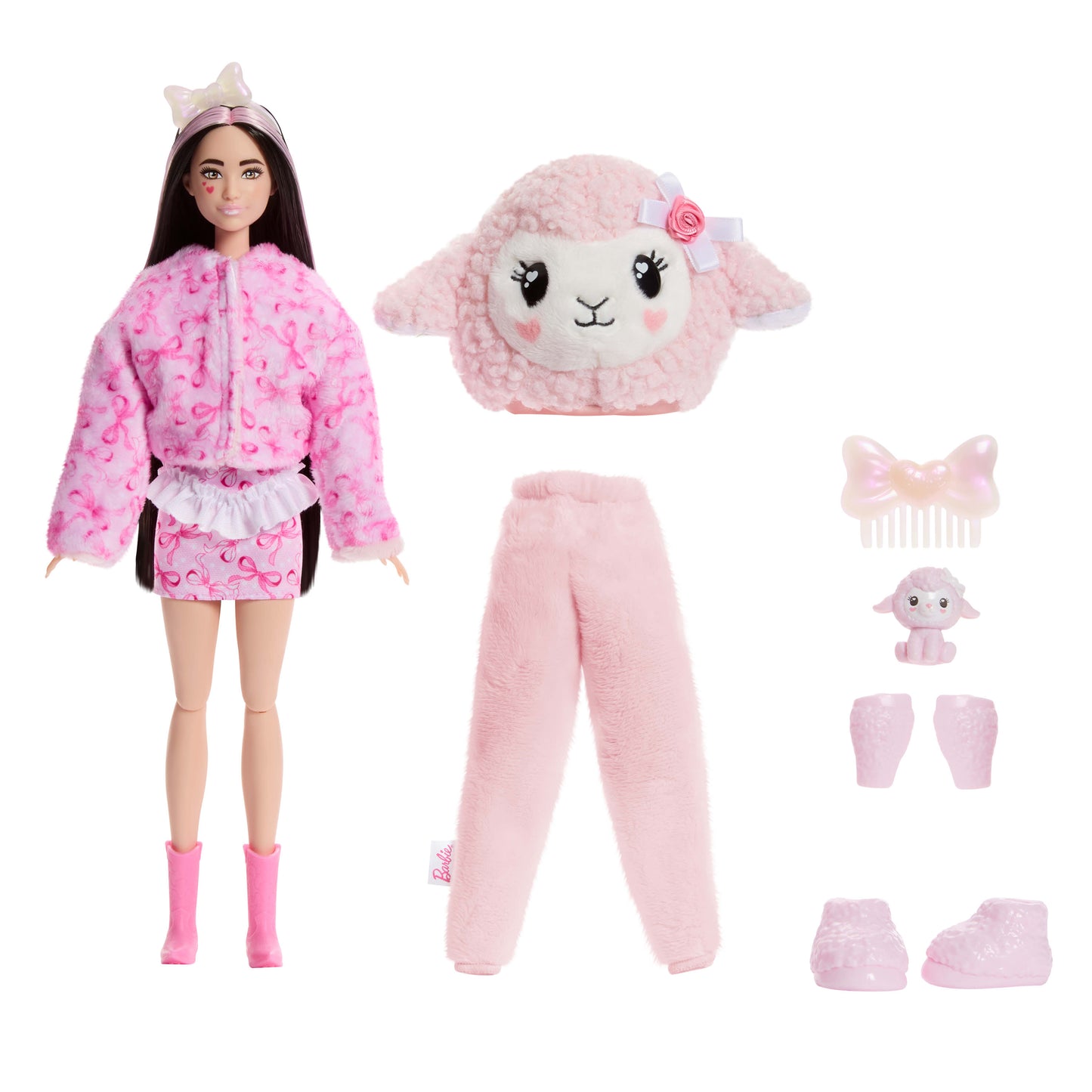 Care Bears Barbie Cutie Reveal Doll - Pink Lamb
