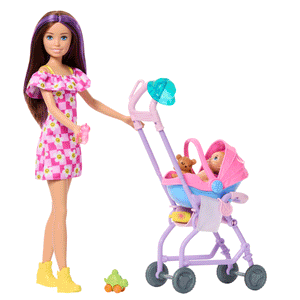Barbie Skipper Babysitters Inc. Set with Doll, Baby or Toddler Doll & Accessories - Assorted*