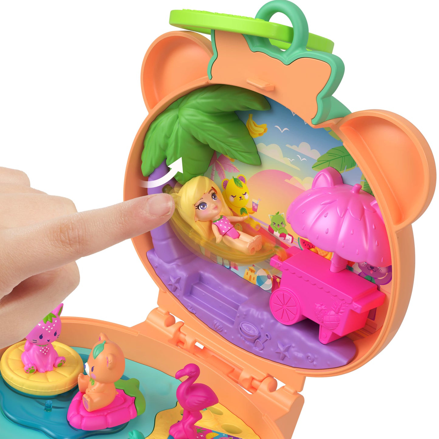 Polly Pocket Plushie Bear Compact