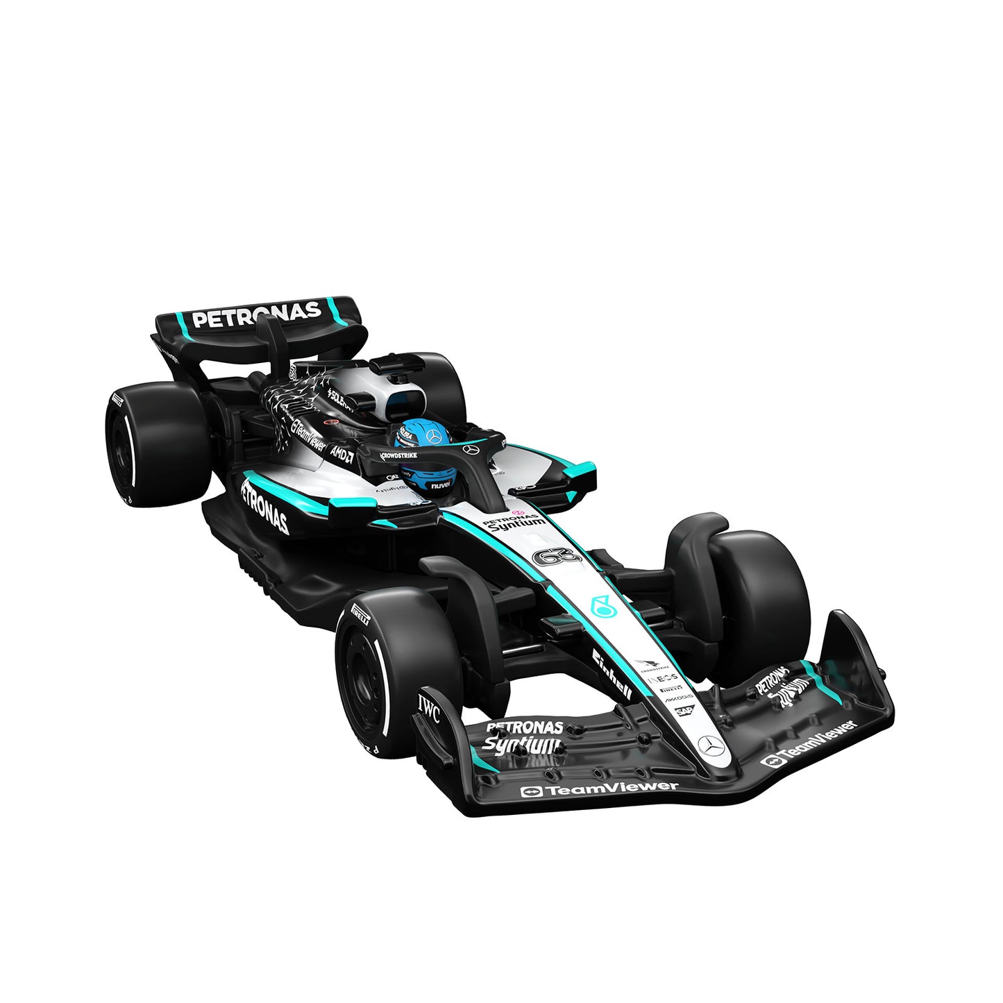 Hot Wheels Premium Collectible Mercedes-AMG PETRONAS Formula One™ Team Car - George Russell