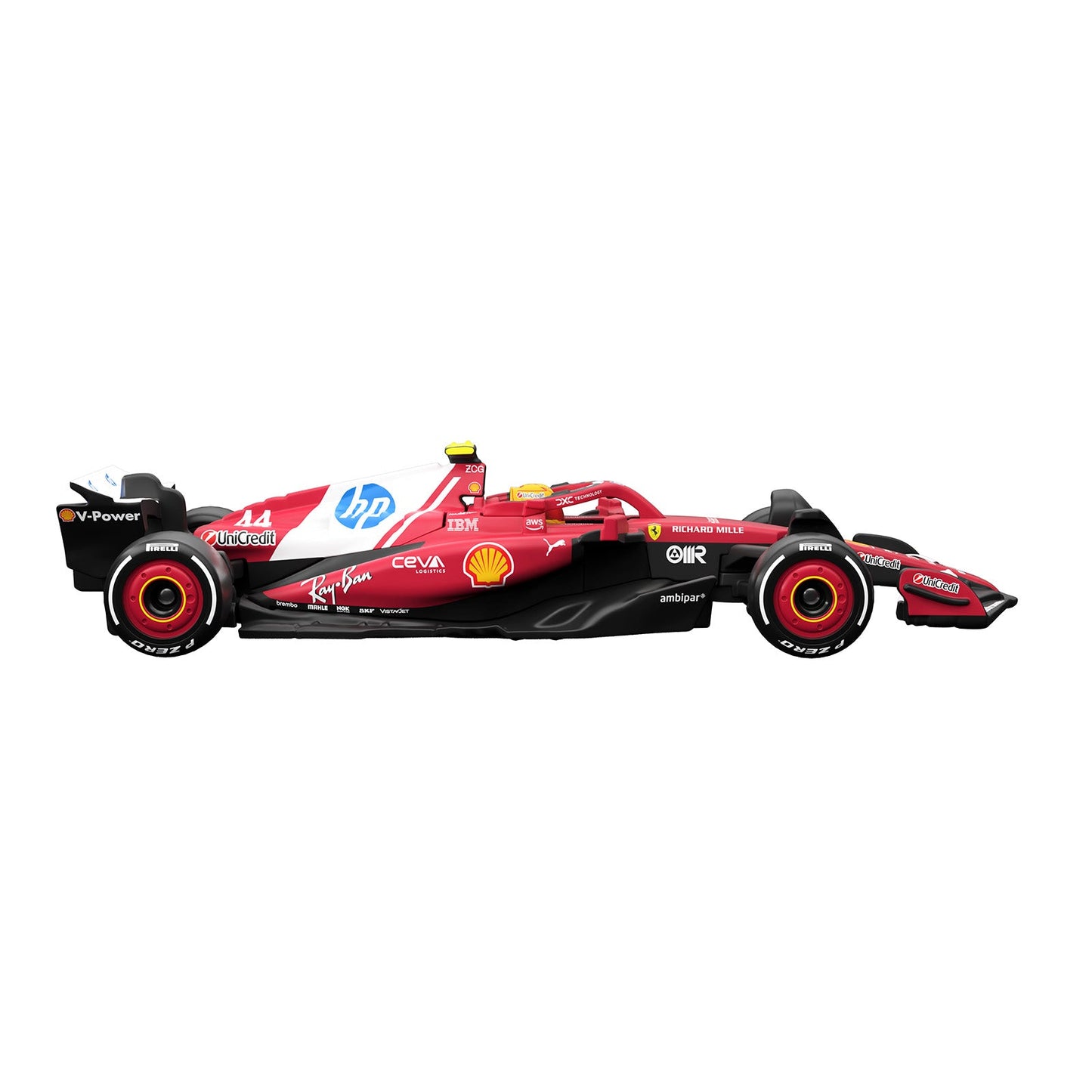 Hot Wheels Premium Collectible Scuderia Ferrari HP Car - Lewis Hamilton