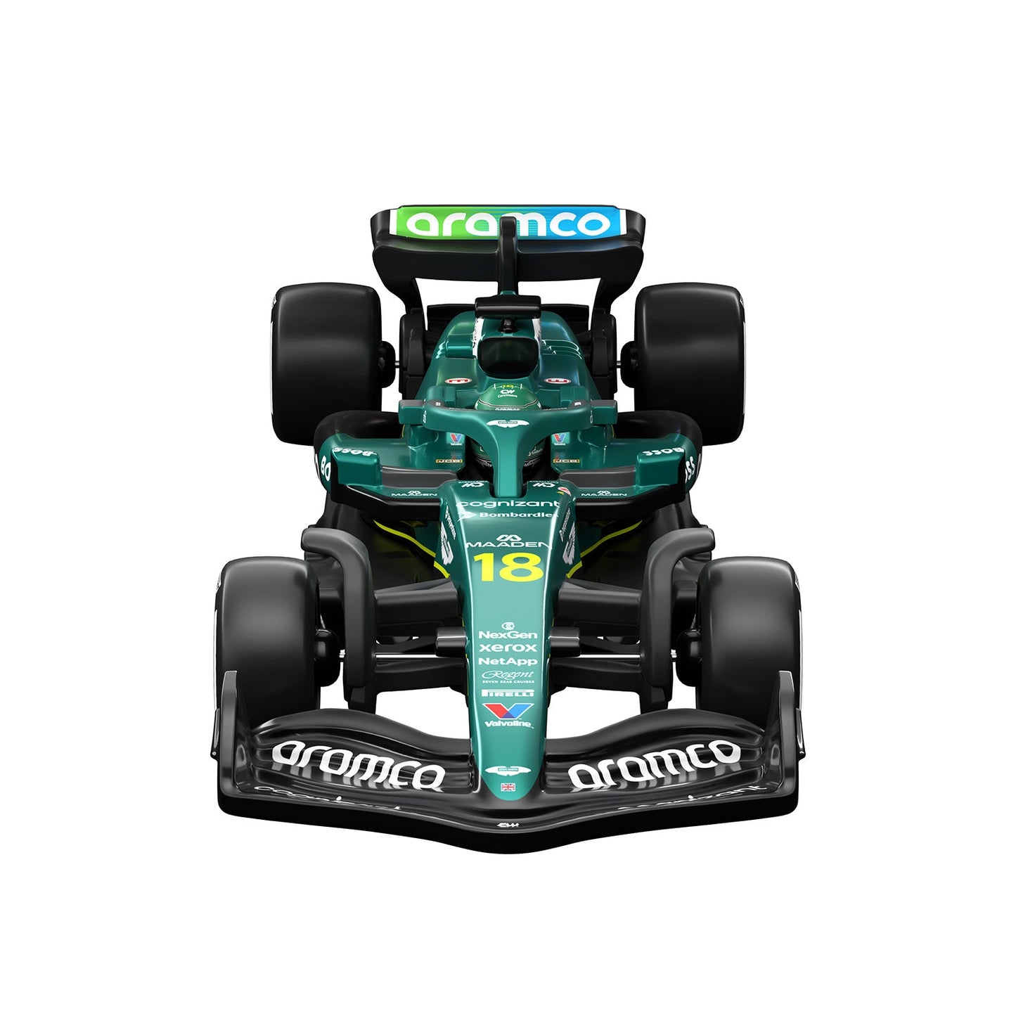Hot Wheels Premium Collectible Aston Martin Aramco Formula One Team Car- Lance Stroll