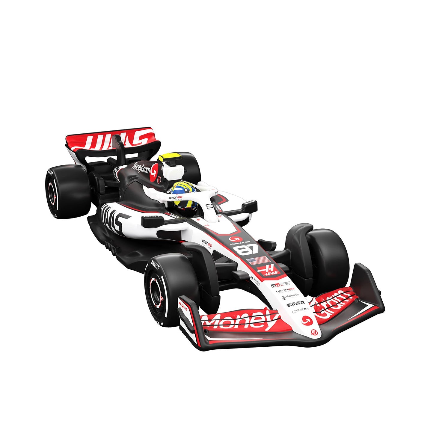 Hot Wheels Premium Collectible MoneyGram Haas F1 Team Car - Oliver Bearman