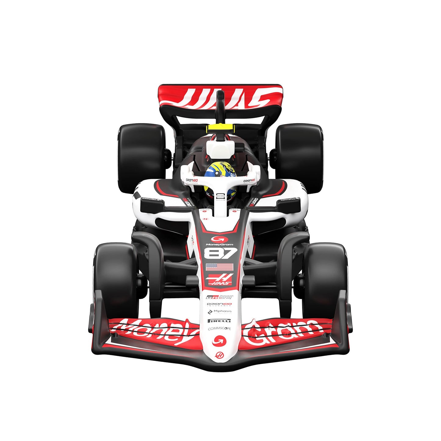 Hot Wheels Premium Collectible MoneyGram Haas F1 Team Car - Oliver Bearman