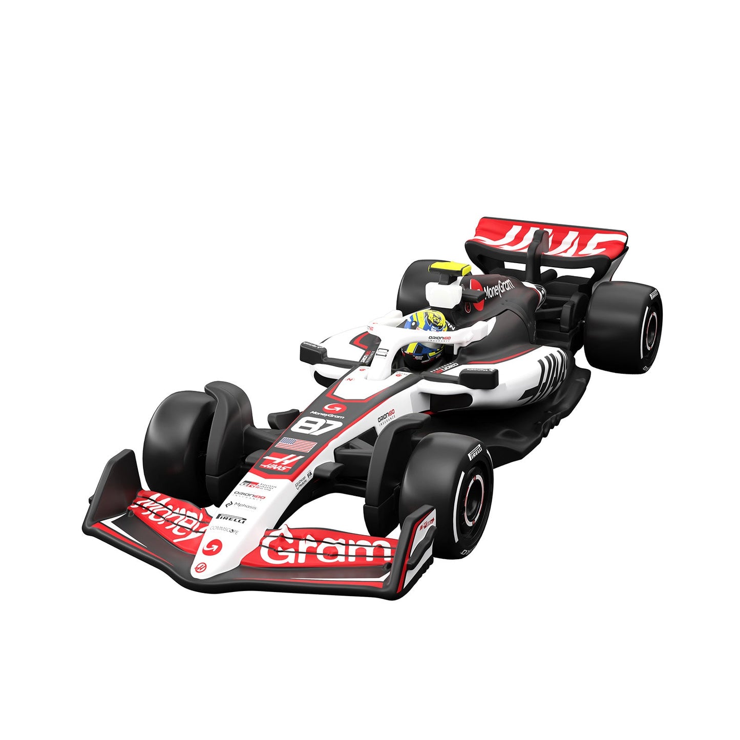Hot Wheels Premium Collectible MoneyGram Haas F1 Team Car - Oliver Bearman