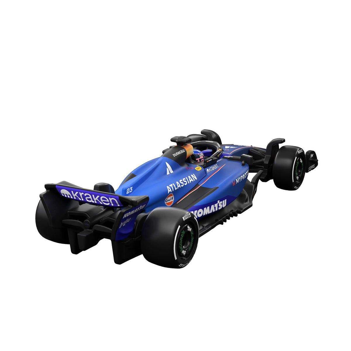 Hot Wheels Premium Collectible Atlassian Williams Racing Car - Alex Albon