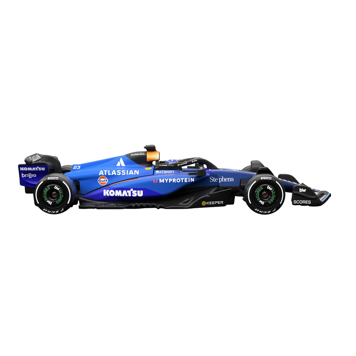 Hot Wheels Premium Collectible Atlassian Williams Racing Car - Alex Albon