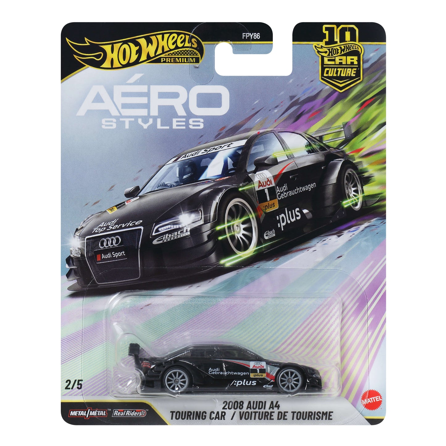Hot Wheels Car Culture Premium 1:64 Scale Die-Cast Cadillac CTS-V Black Wing Aerostyles