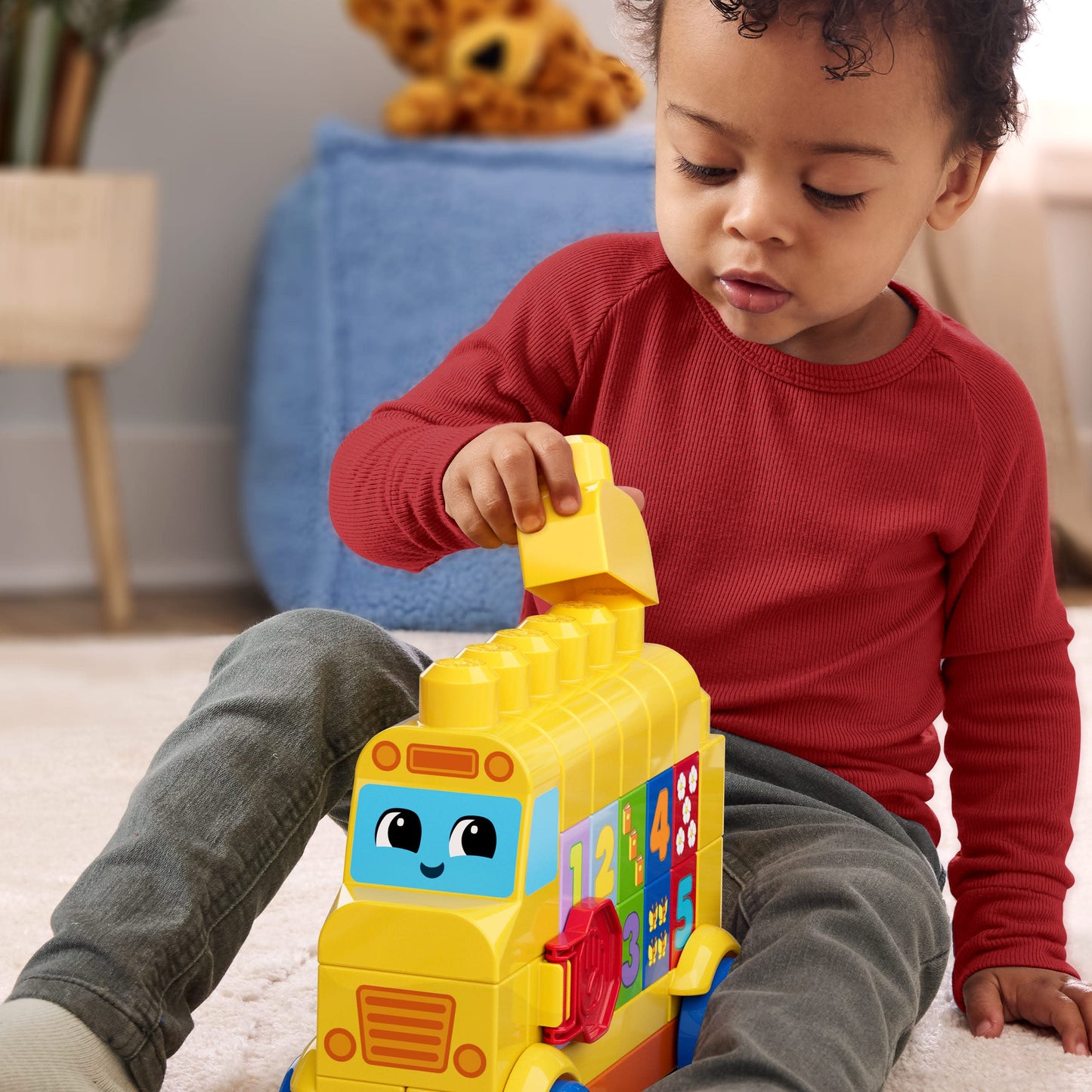 MEGA BLOKS  Build & Count Bus