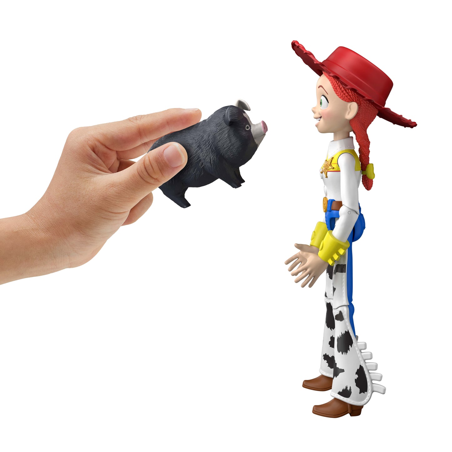 Disney and Pixar Toy Story 5 Critter Talk Jessie Action Figure & JD Pig