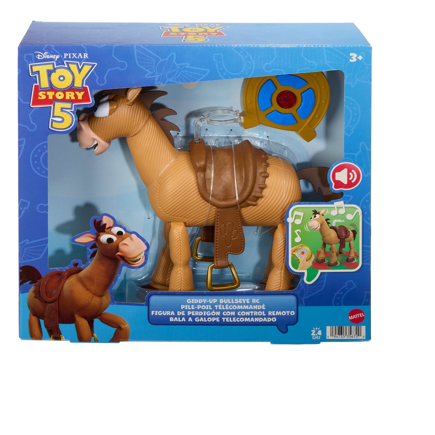 Disney and Pixar Toy Story 5 Giddy-Up Bullseye RC
