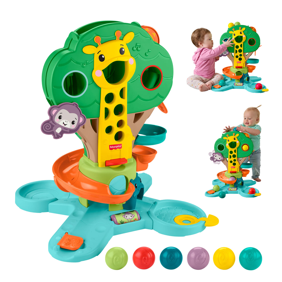 Fisher-Price Sit-To-Stand Jungle Tree
