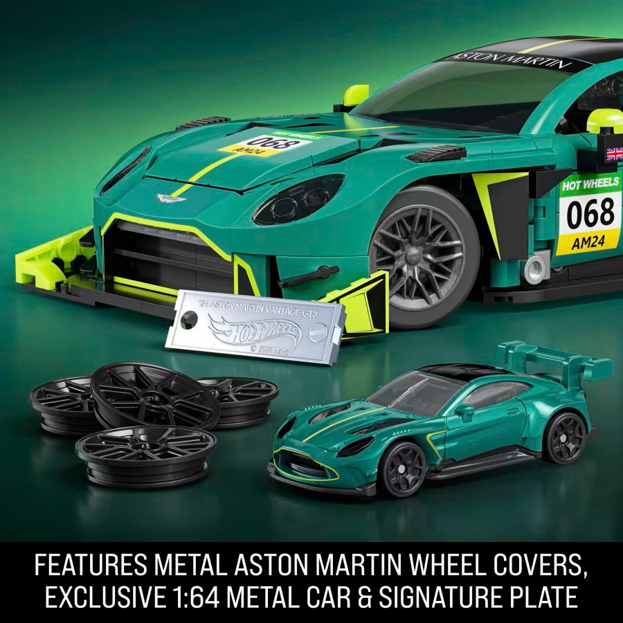 Mattel Brick Shop Hot Wheels ’24 Aston Martin Vantage GT3