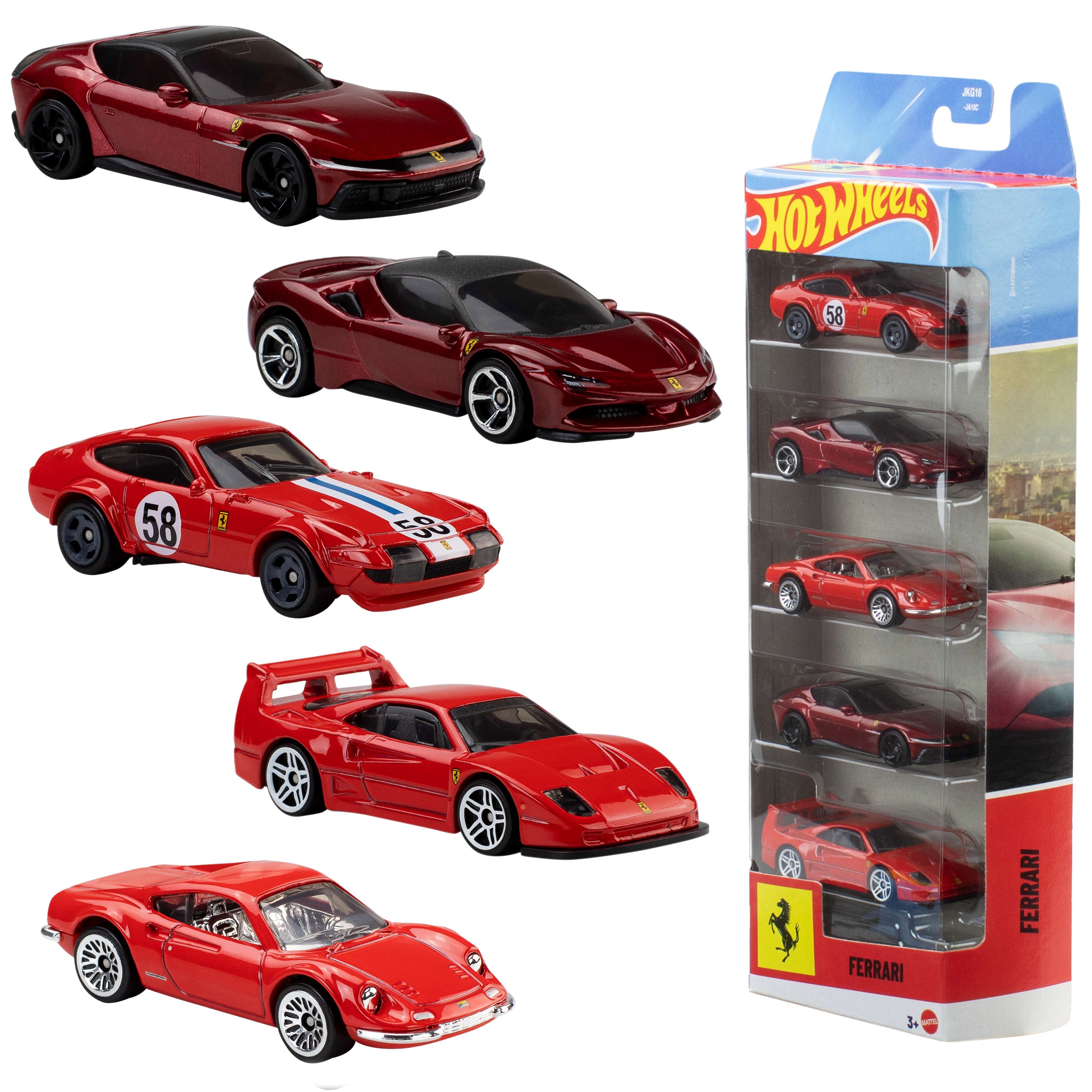 Hot Wheels Ferrari 5-Pack – Shop Mattel Australia