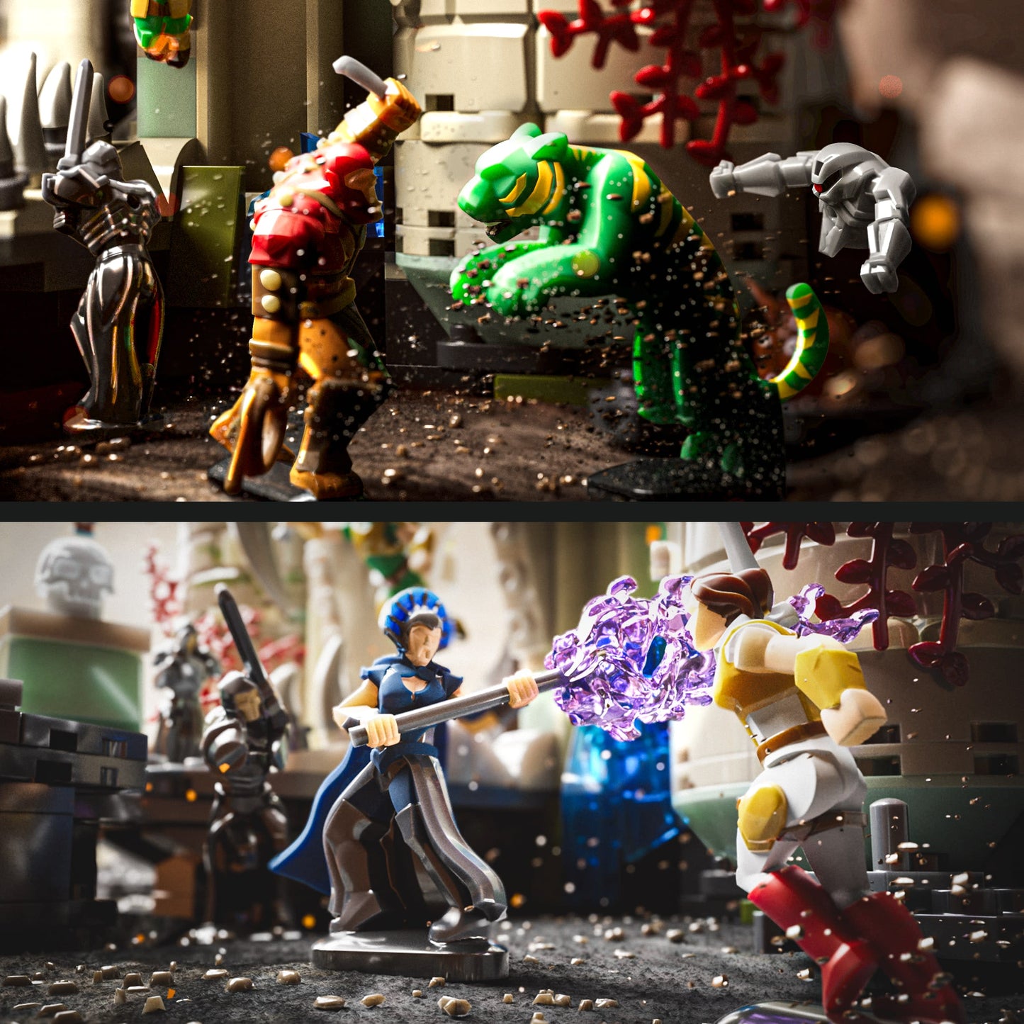 Mattel Brick Shop Masters of the Universe Battle of Castle Grayskull
