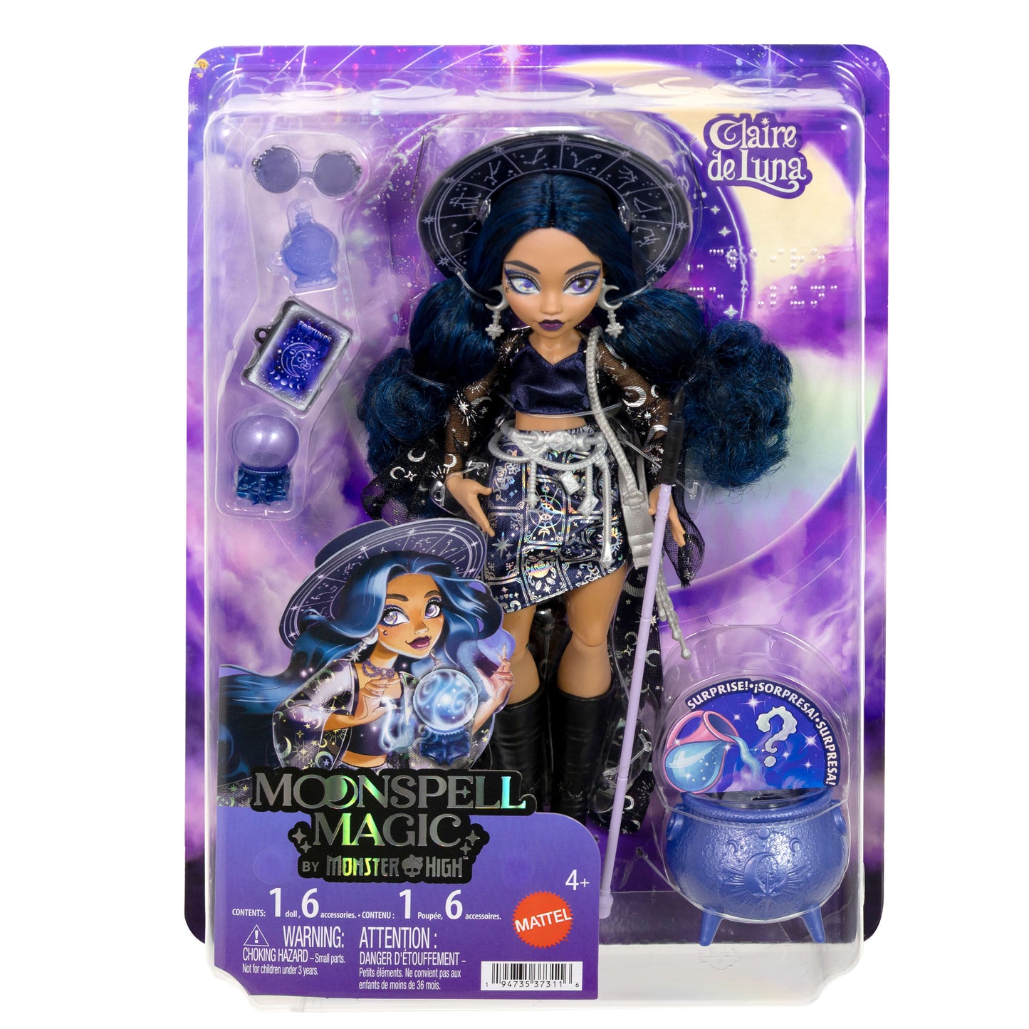 Moonspell Magic By Monster High Claire De Luna Doll