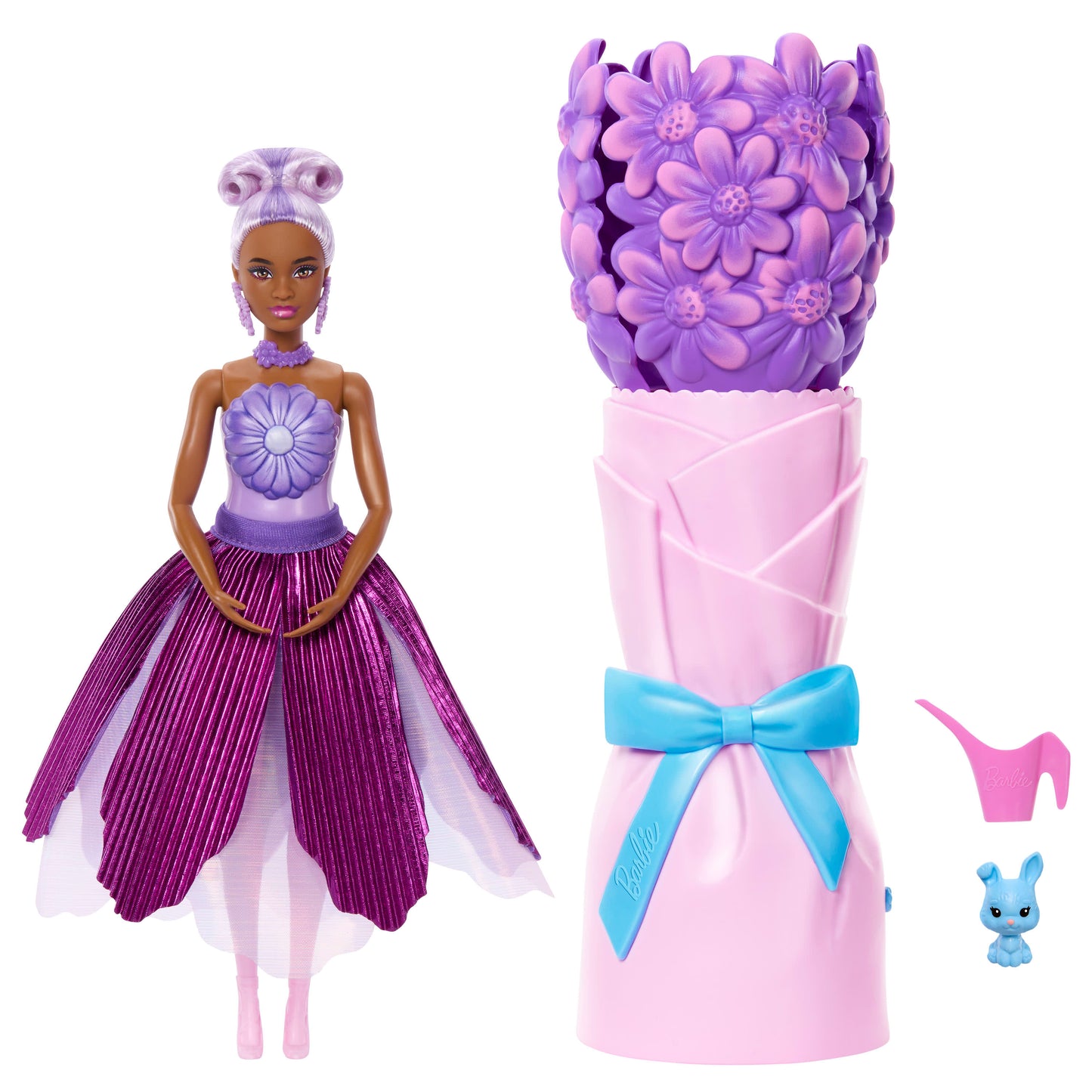 Bundle: Barbie Petal Pop Dolls and Accessories - 3 Dolls