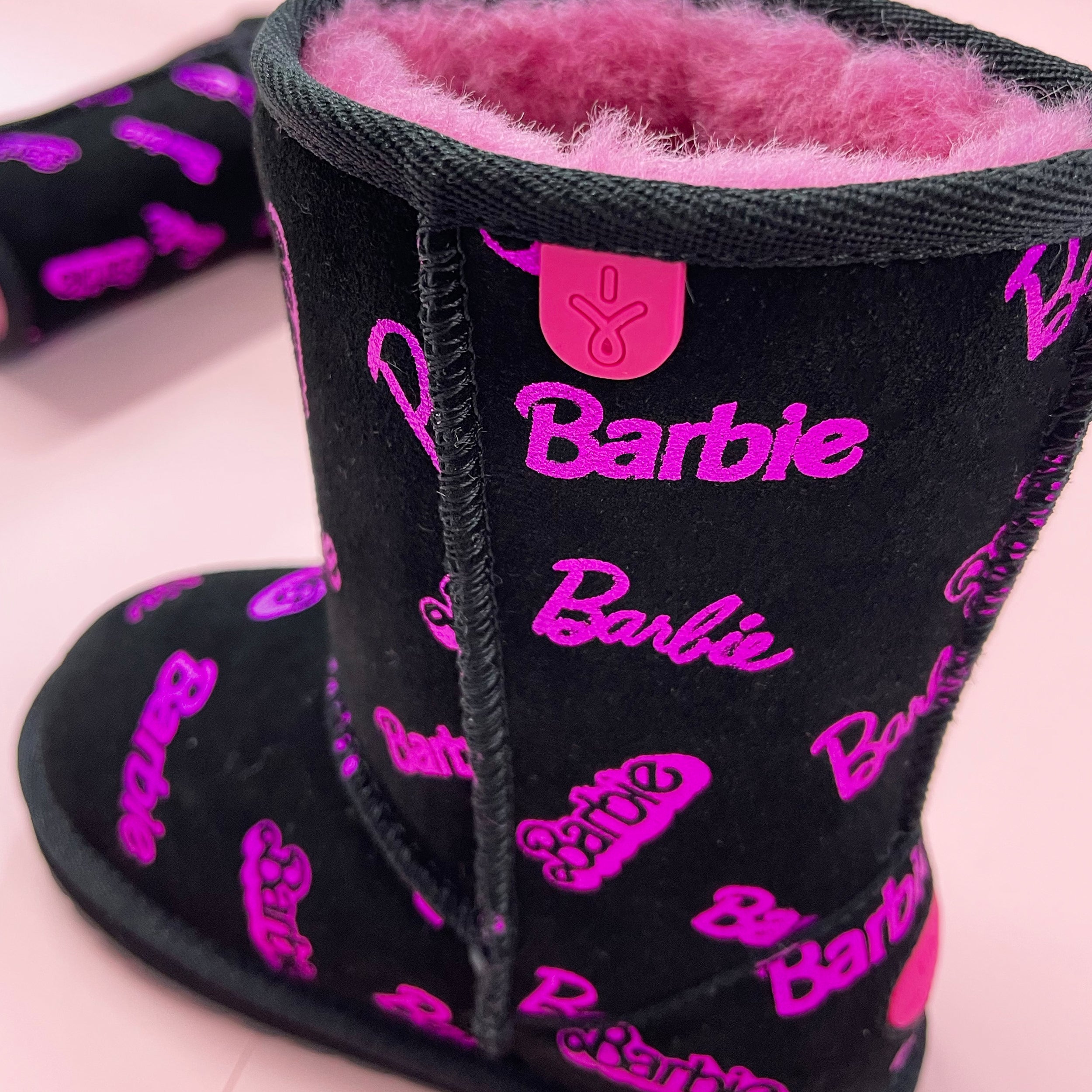 Barbie x EMU Kid's Printed Mid Calf Boot – Shop Mattel Australia Barbie x EMU Kid's Printed Mid Calf Boot – Shop Mattel Australia