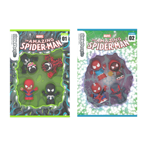 Bundle: Little People Collector Marvel Spider-Man Figure Set: Issue 1 & 2