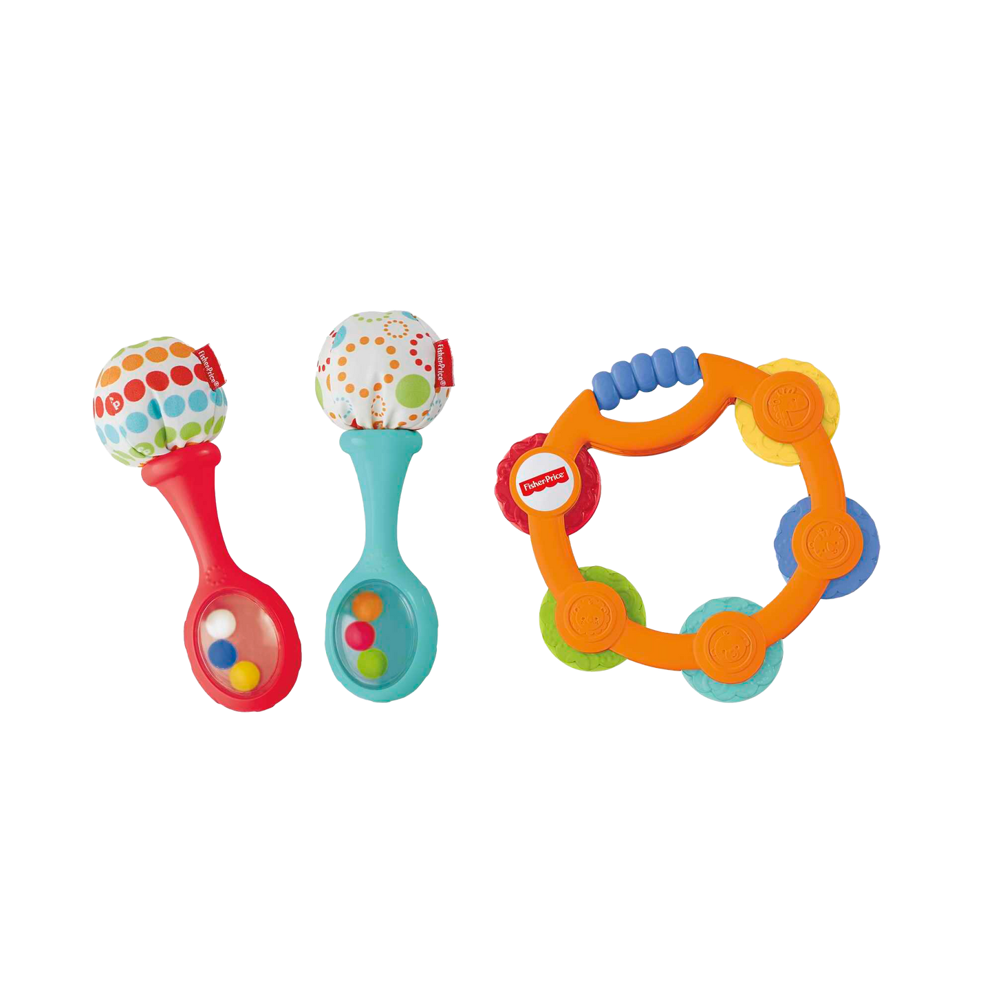 FISHER-PRICE TAMBOURINE & MARACAS GIFT SET