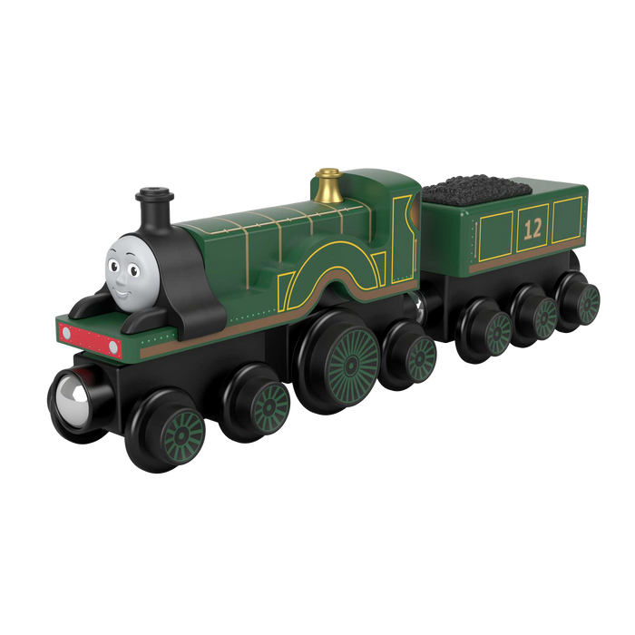 Fisher-Price Thomas & Friends Wooden Railway Emily Engine and Coal-Car