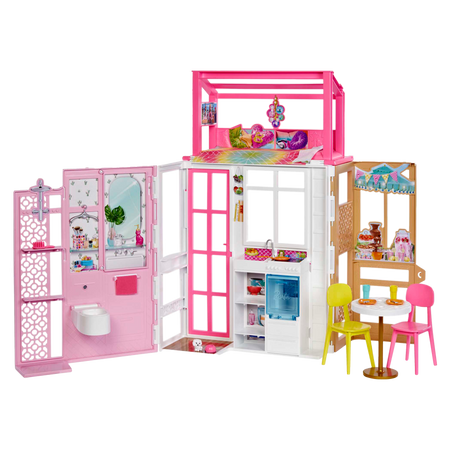 Fold and best sale go barbie house