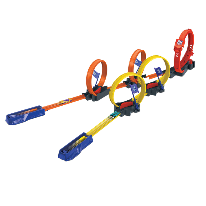 Hot wheels loop race track sales